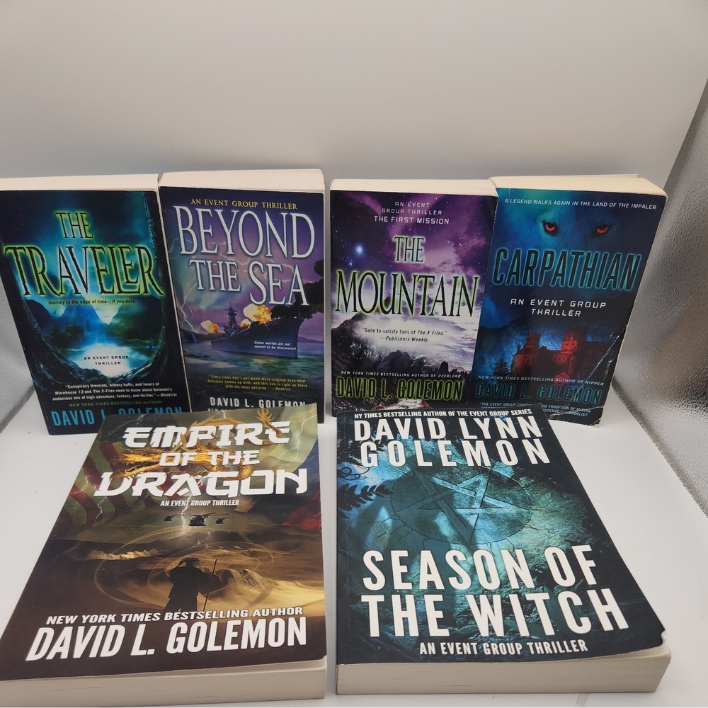 David L. Golemon: An Event Group Thriller Lot of 6 Books